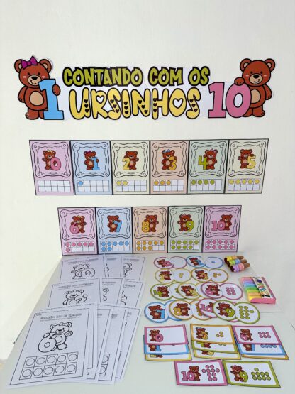 Contando com os ursinhos (Trabalhando contagem) - Imagem 2