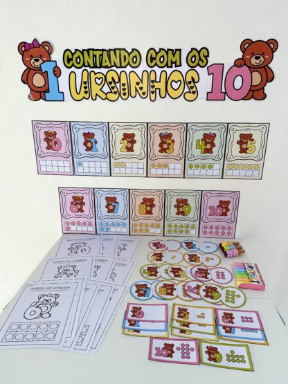 Contando com os ursinhos (Trabalhando contagem) - Imagem 3
