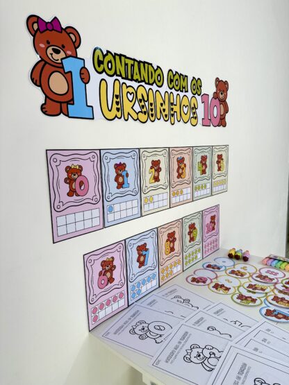 Contando com os ursinhos (Trabalhando contagem) - Imagem 4