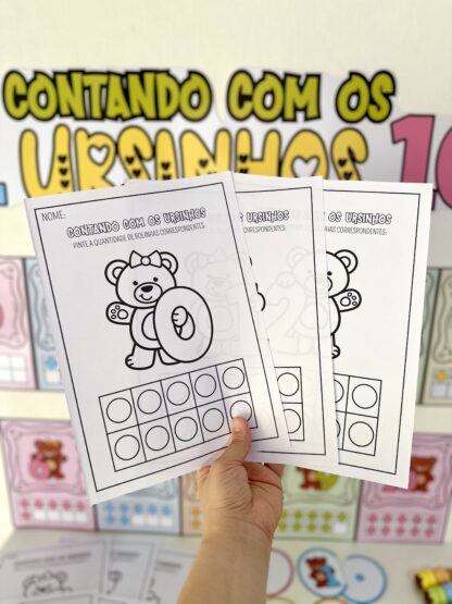 Contando com os ursinhos (Trabalhando contagem) - Imagem 22