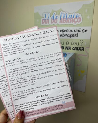 ARQUIVO - DINÂMICA PARA O DIA DO ABRAÇO/A CAIXA DE ABRAÇOS - Imagem 8