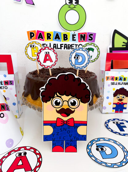 Super Kit Tema “Aniversário do Seu Alfabeto” - Imagem 5