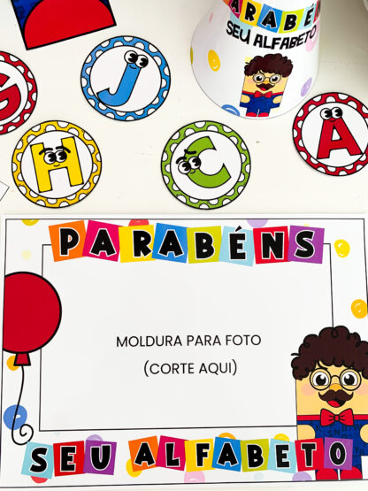 Super Kit Tema “Aniversário do Seu Alfabeto” - Imagem 6
