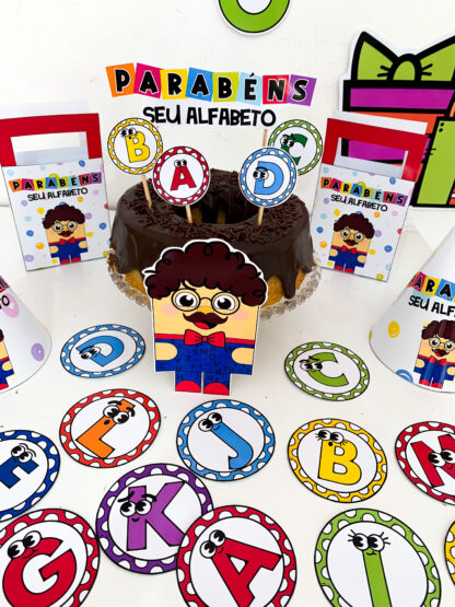Super Kit Tema “Aniversário do Seu Alfabeto” - Imagem 9