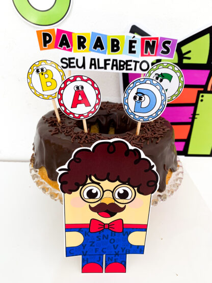 Super Kit Tema “Aniversário do Seu Alfabeto” - Imagem 12