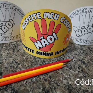 COROA MAIO LARANJA – CONSCIENTIZAÇÃO COM CARINHO! 🧡