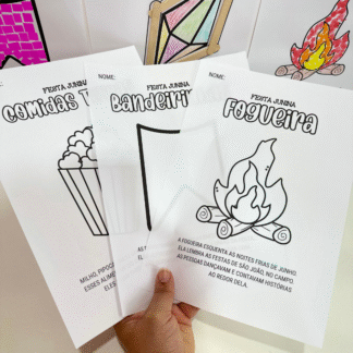 Atividades Artes para trabalhar o tema Festa Junina com turmas da Educação Infantil.
