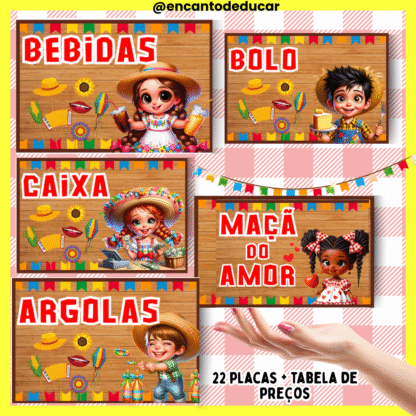 Placas para Barraquinhas Festa Junina - Imagem 2