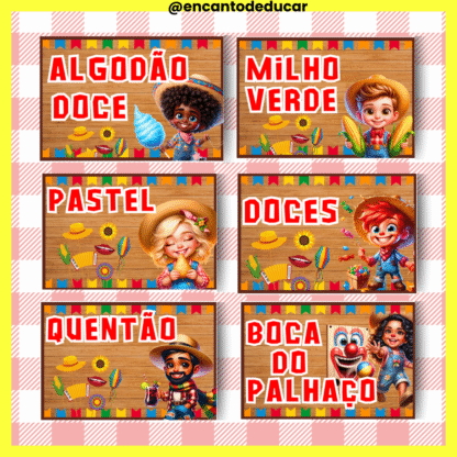 Placas para Barraquinhas Festa Junina - Imagem 3