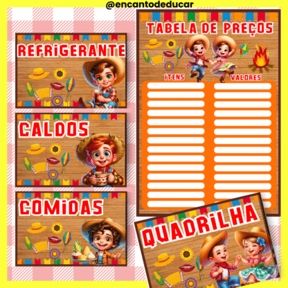 Placas para Barraquinhas Festa Junina - Imagem 4