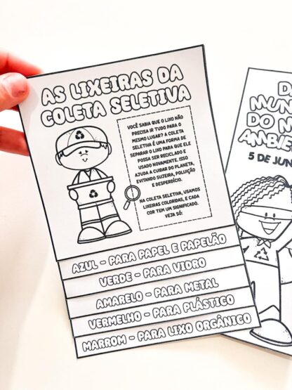 Combo Educação Ambiental: Lapbook + Flipbook - Imagem 8