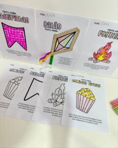 Atividades de Artes – Tema Festa Junina