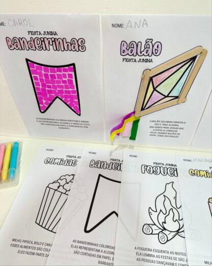 Atividades de Artes – Tema Festa Junina - Imagem 2