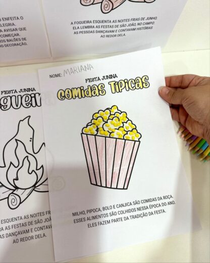 Atividades de Artes – Tema Festa Junina - Imagem 3