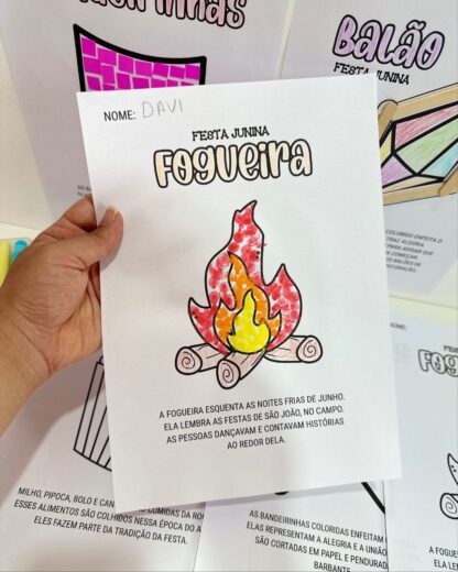 Atividades de Artes – Tema Festa Junina - Imagem 5
