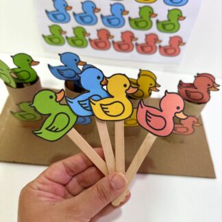 Pareamento – Patinho Colorido no Palito