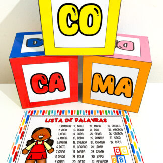 Kit Dado das Sílabas