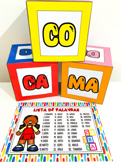 Kit Dado das Sílabas