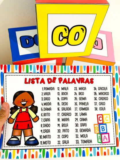 Kit Dado das Sílabas - Imagem 2