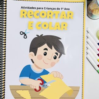 Apostila de Atividades para Recortar e Colar - 35 páginas de atividades!