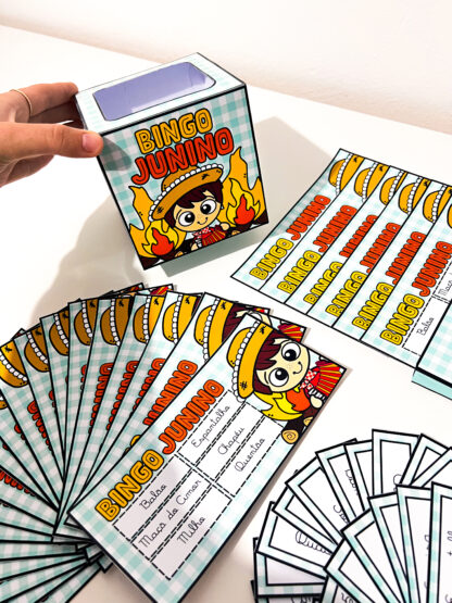 Bingo Junino Letra Cursiva - Imagem 3