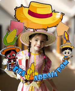 Bambolê para Fotos Festa Junina