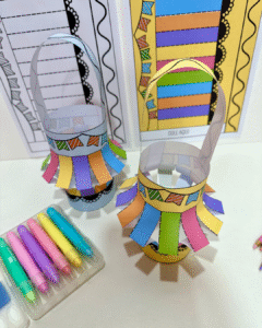 Recurso Balão 3D para trabalhar o tema Festa Junina com turmas da Educação Infantil.