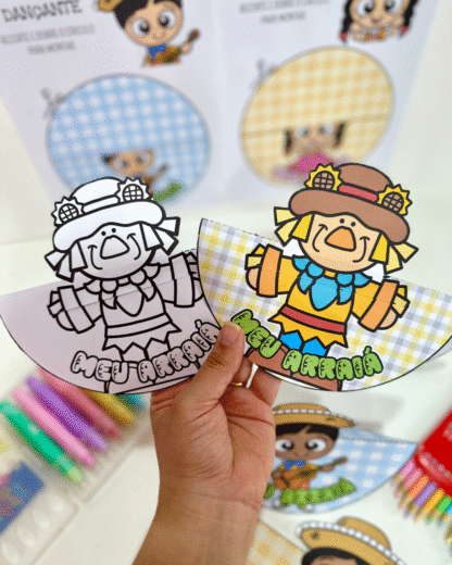 Recurso Caipira Dançante para trabalhar o tema Festa Junina com turmas da Educação Infantil. - Imagem 2