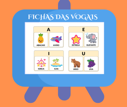 🔠 Fichas das Vogais - Imagem 3