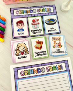 Material Criando Frases para trabalhar