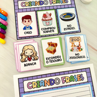Material Criando Frases para trabalhar