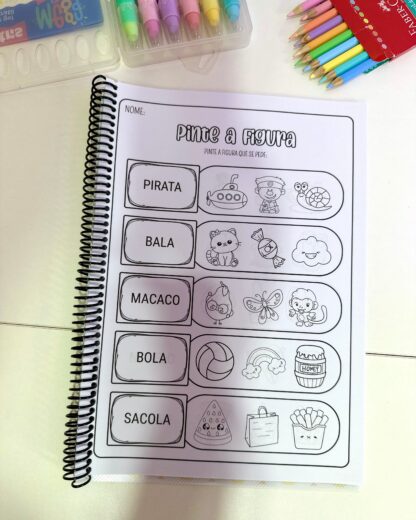 Apostila Pinte as Figura- Sílabas Simples - Imagem 9