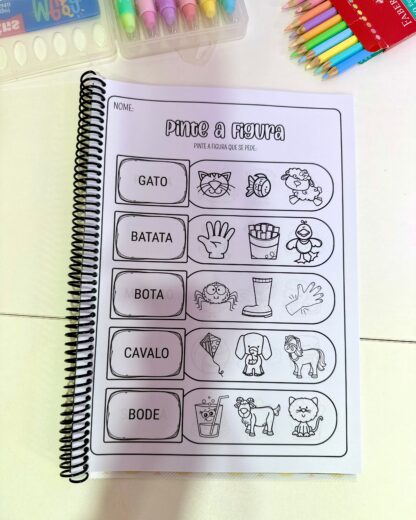 Apostila Pinte as Figura- Sílabas Simples - Imagem 10