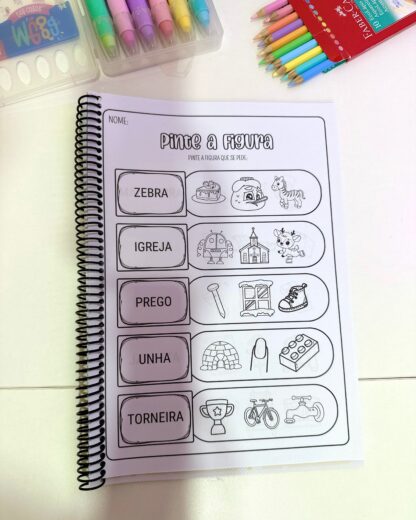 Apostila Pinte as Figura- Sílabas Complexas - Imagem 4