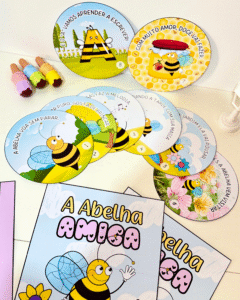 COMBO com 5 arquivos para trabalhar as Vogais A, E, I, O , U