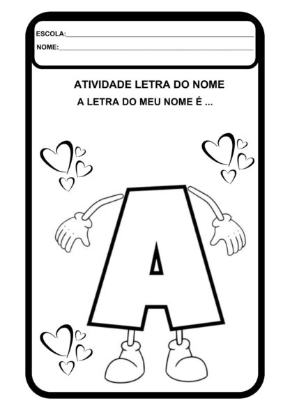 ATIVIDADE LETRA DO NOME - Imagem 2
