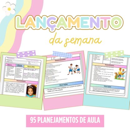 95 Planejamentos Prontos para Impressão- Saise Educar