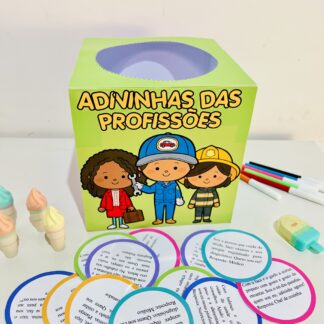 Caixa Adivinha das Profissões- Saise Educar
