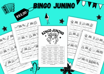 BINGO JUNINO DE PALAVRAS