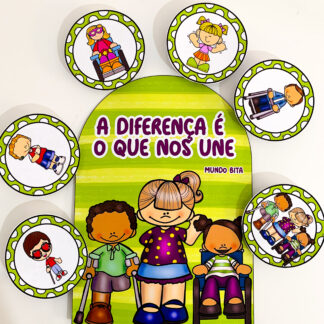 LUVA MUSICAL “A DIFERENÇA É O QUE  NOS UNE ”DO MUNDO BITA.