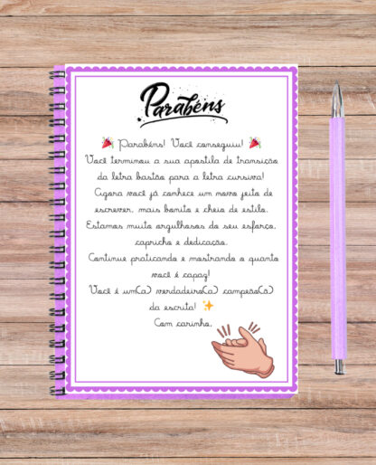 Apostila transição letra bastão/ cursiva - Imagem 5