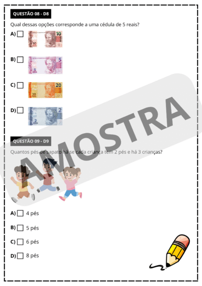 PREPARATÓRIO SIMULADO SAEB PORTUGUÊS E MATEMÁTICA - 2° ANO - Imagem 2