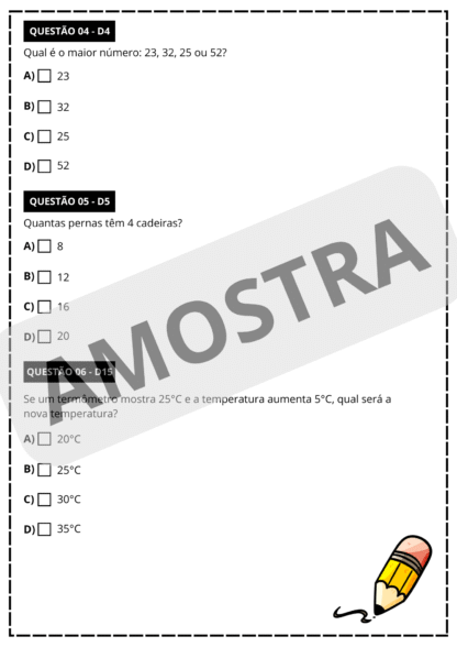 PREPARATÓRIO SIMULADO SAEB PORTUGUÊS E MATEMÁTICA - 3° ANO - Imagem 3