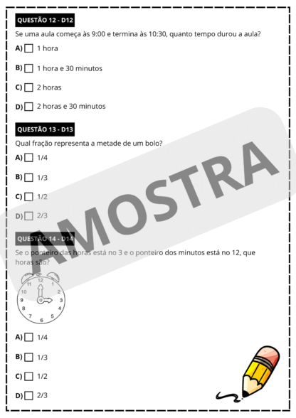 PREPARATÓRIO SIMULADO SAEB PORTUGUÊS E MATEMÁTICA - 3° ANO - Imagem 2