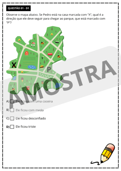 PREPARATÓRIO SIMULADO SAEB PORTUGUÊS E MATEMÁTICA - 4° ANO - Imagem 3