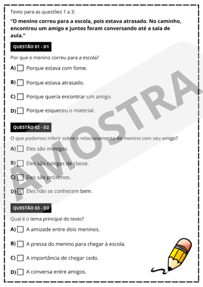 PREPARATÓRIO SIMULADO SAEB PORTUGUÊS E MATEMÁTICA - 5° ANO - Imagem 5