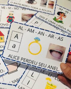 FICHAS DE LEITURA COM BOQUINHAS – LETRA BASTÃO