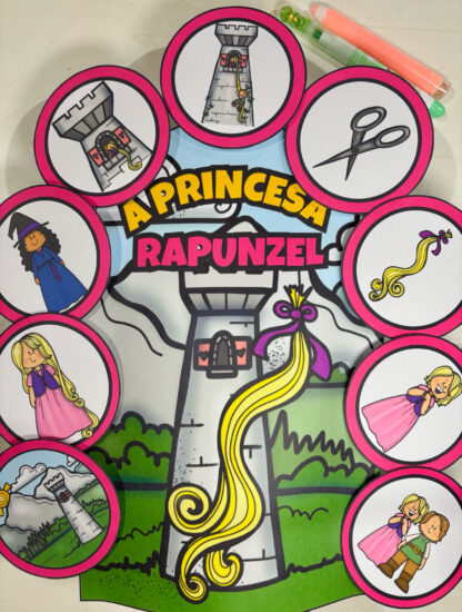 Luva de história Rapunzel - Imagem 4