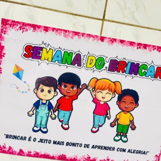 Painel semana do brincar
