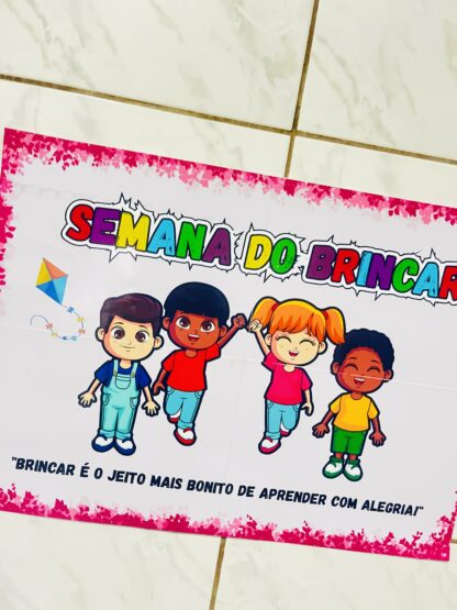 Painel semana do brincar
